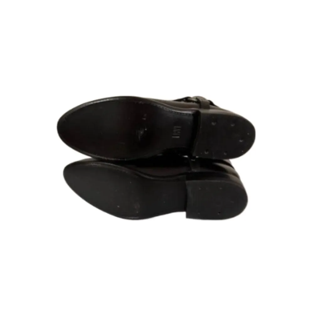 Frye Wyatt Harness Leather Black Short Southern/Western Cowboy Vintage AnkleBoot - Image 4