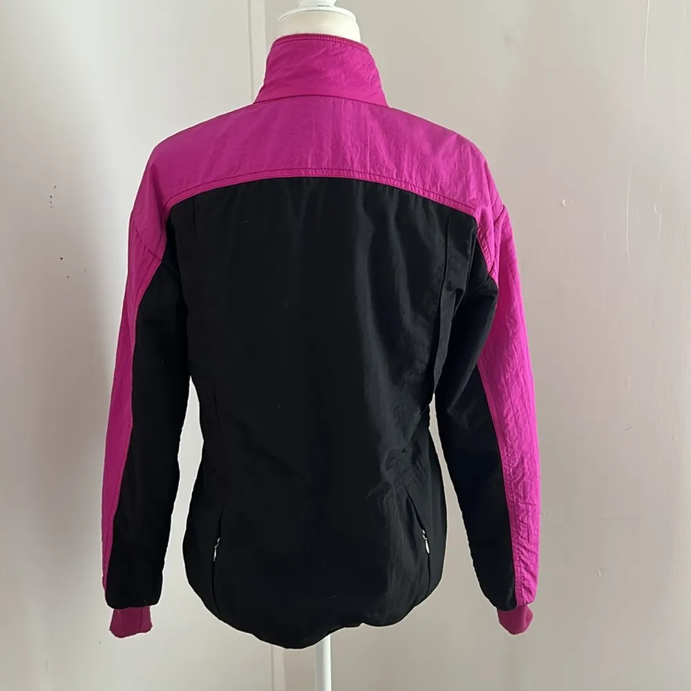 Bellwether Vintage 90’s. Pink/Black Shell Ski Jacket sz L Pink Size L - Image 6