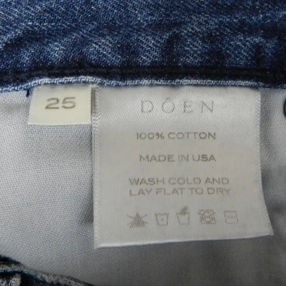 Doen Women's High Rise Blue Jeans Size 25 - Image 3