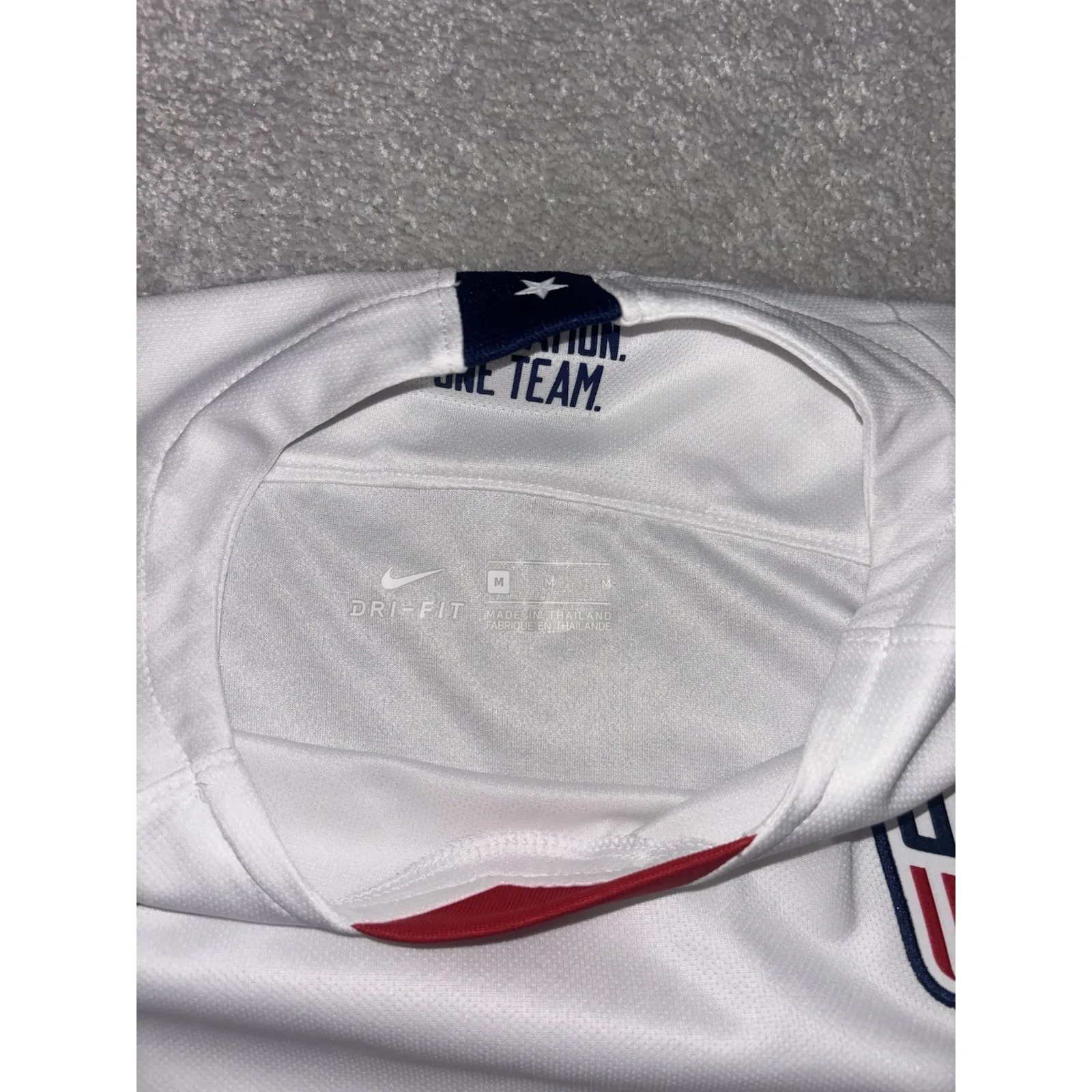 Nike USA Soccer Jersey Women's Medium White Home Top 2019 Jersey - Image 7