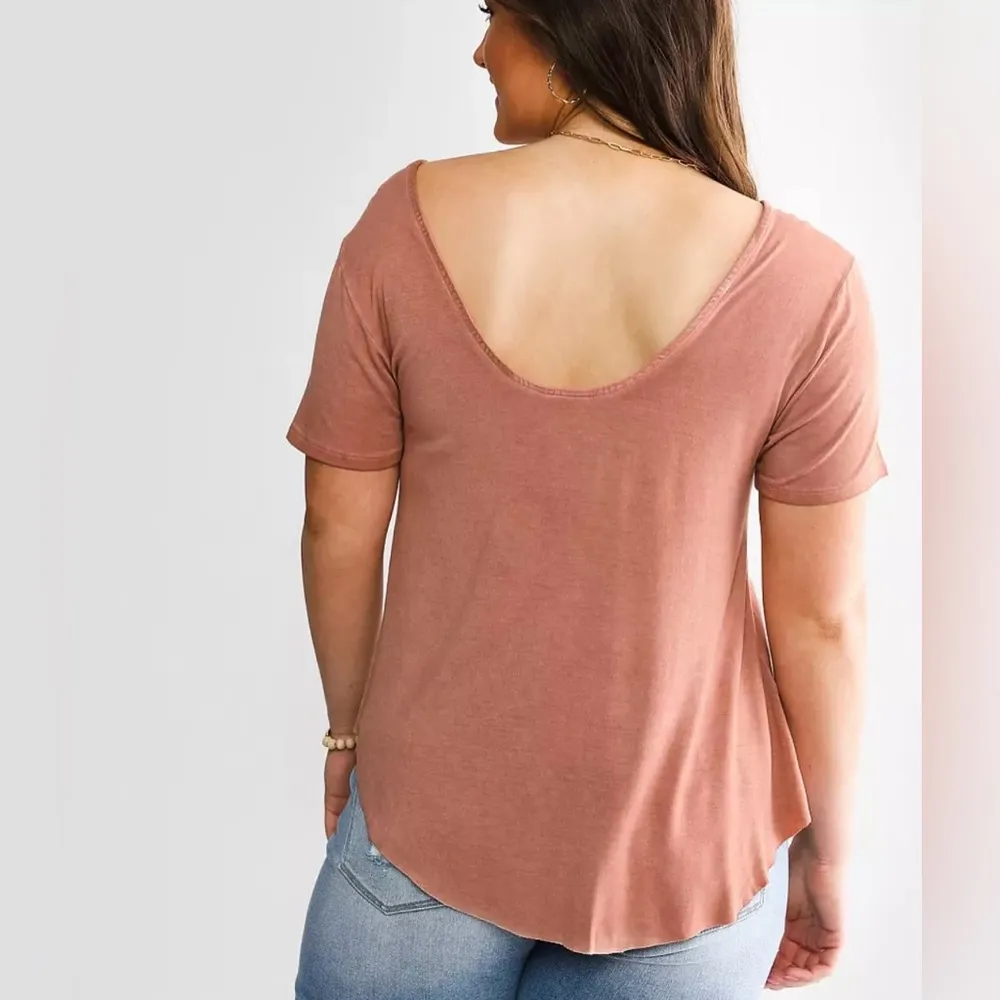 Strappy Keyhole T-shirt - Image 2