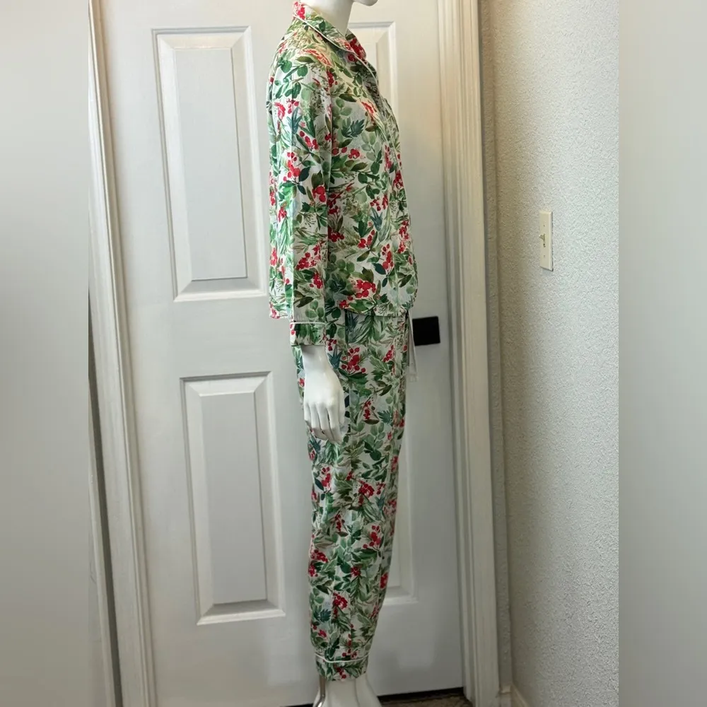 Stars Above 100% Cotton Pajamas Set Juniper Holly Pip Cranberry S Small F - Image 4