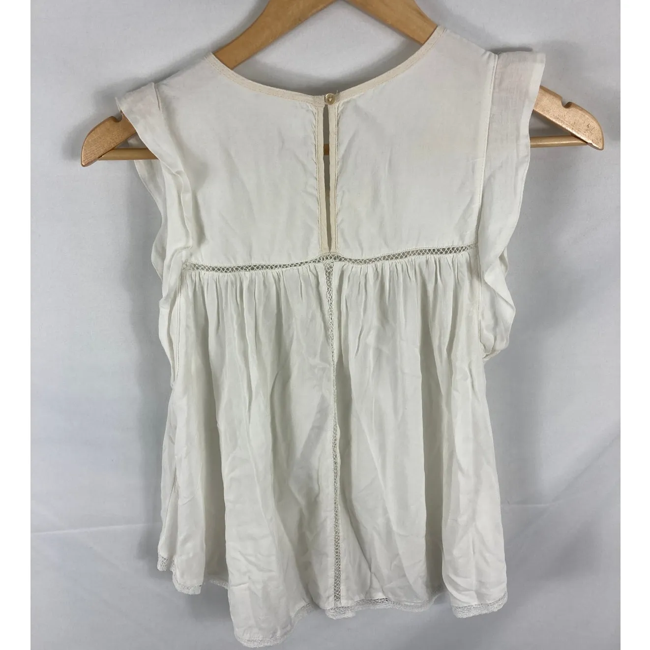 Aritzia Wilfred Meryon Blouse Ruffle Detail Size XXS - Image 7
