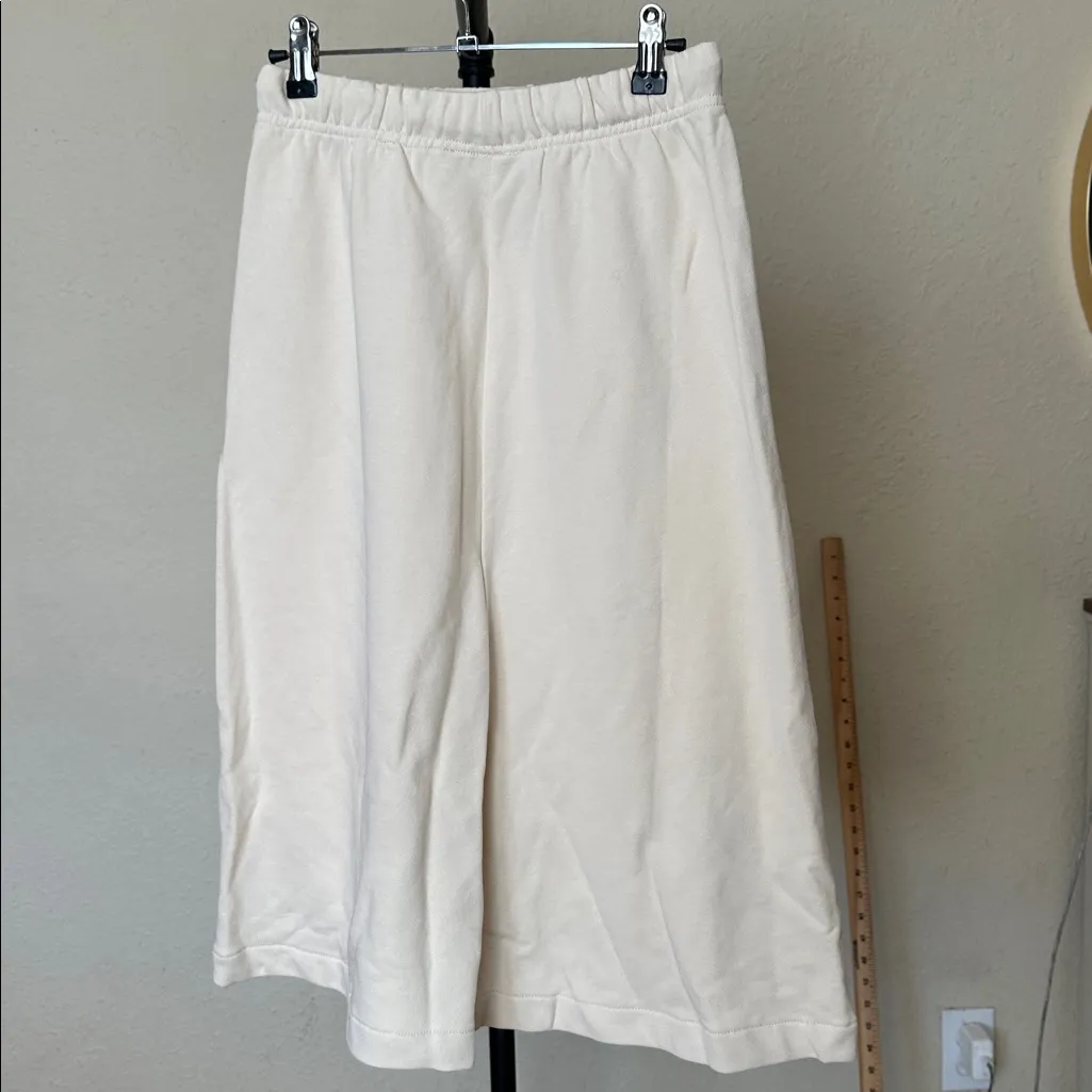 Fear Of God Essentials Cotton‎ Logo Patch Drawstring Very Soft Midi Skirt NWOT S - Image 6
