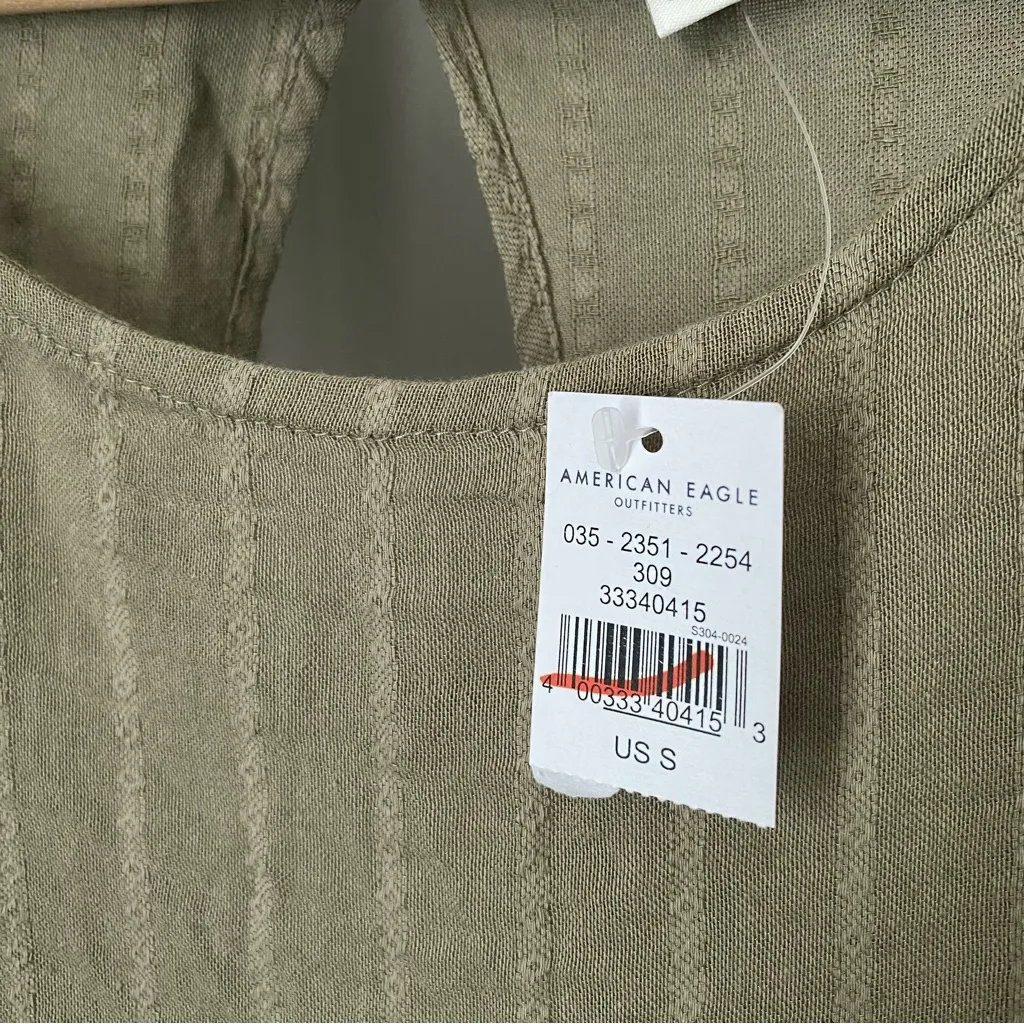 American Eagle NWT  Open Back Tiered Top - Image 5