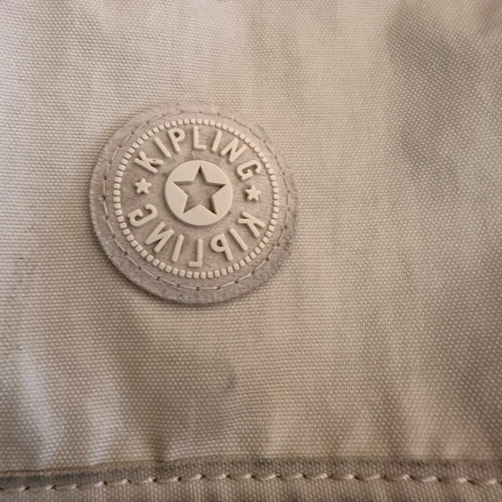 Kipling Nylon Beige Crossbody Bag - Image 6