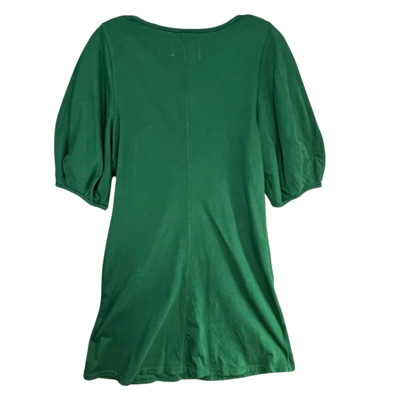 Anthropologie Velvet Graham Spencer Dress Womens S Green Puff Sleeve Timeless - Image 4
