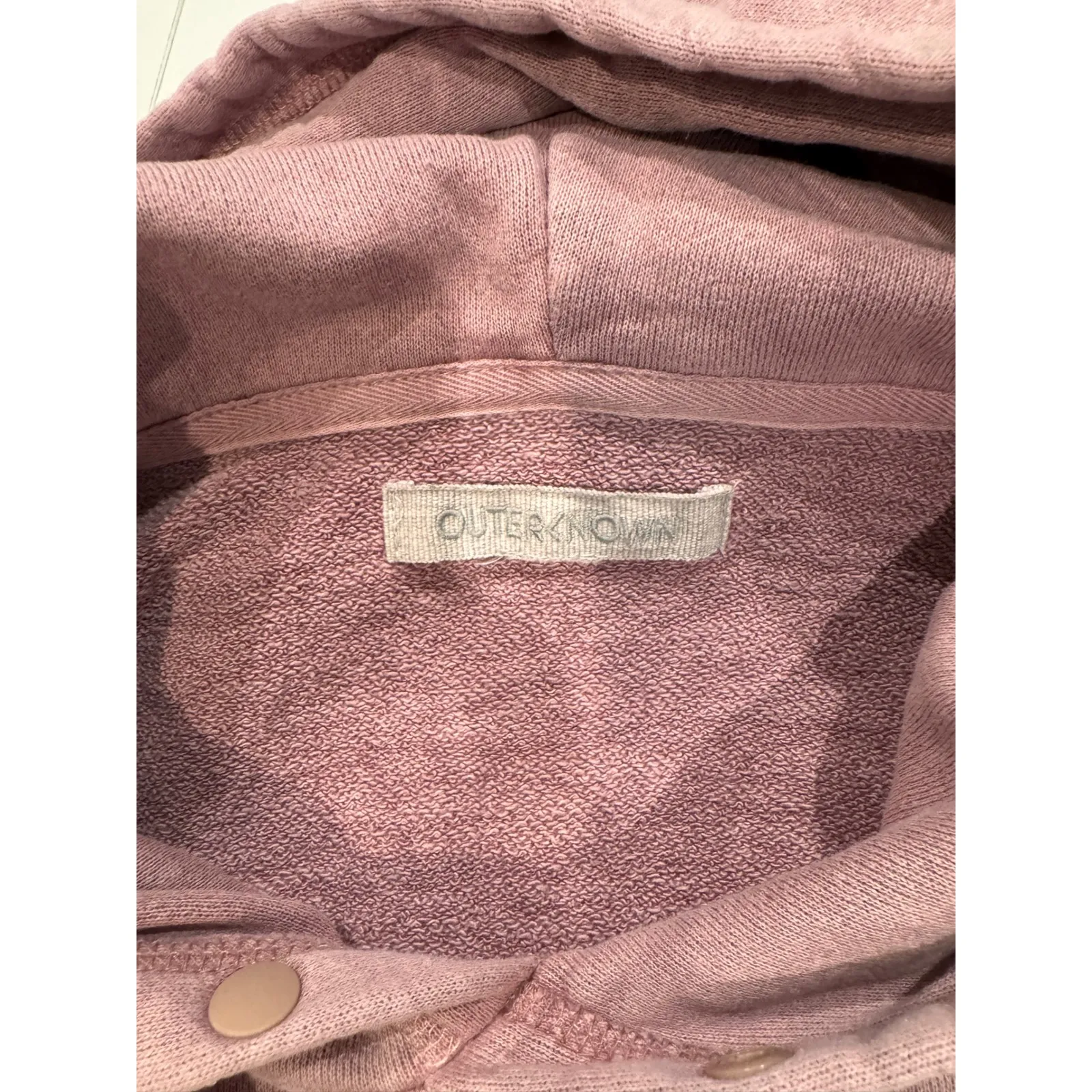 Outerknown Hemp Hoodie Sweatshirt Size L Casual Comfy Oversized Sweatshirt - Image 6