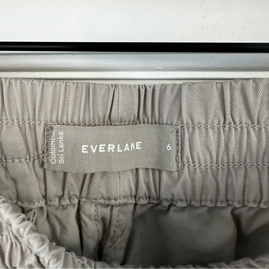 Everlane The Easy‎ Pant Twill Pull On Cotton Size 6 - Image 3