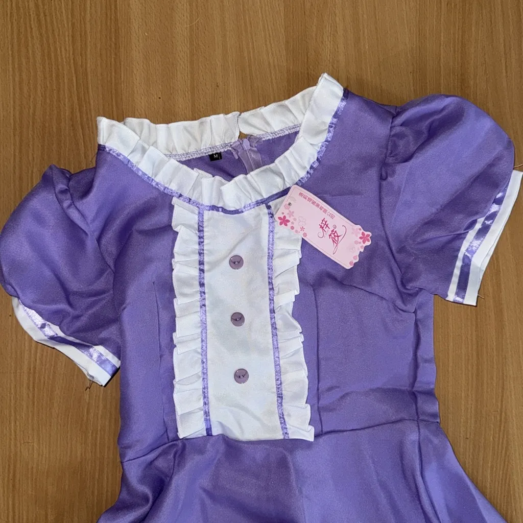 Purple Anime maid cafe uniform Size XS - Image 4