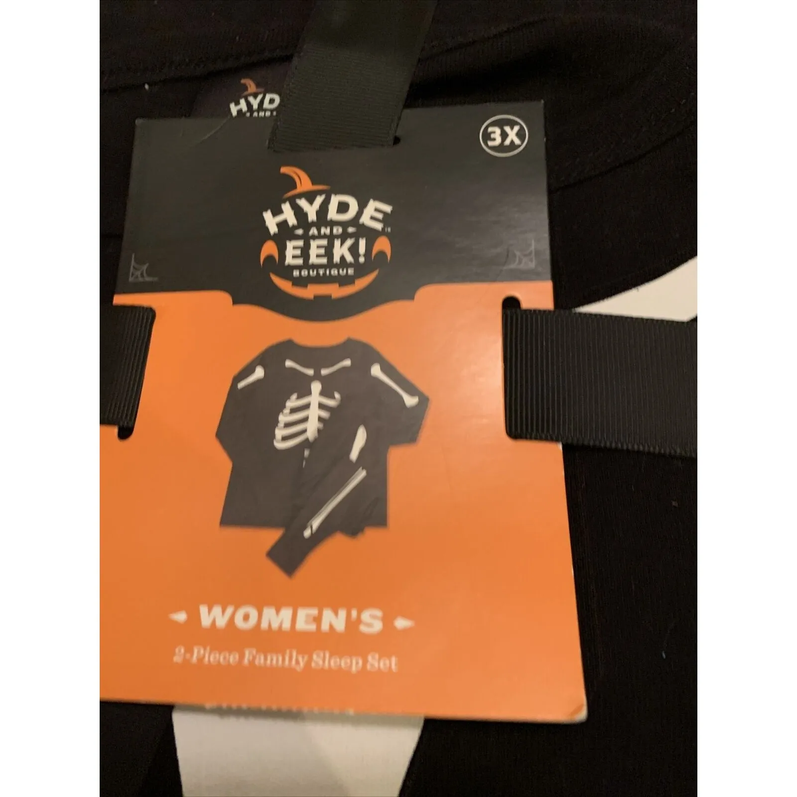 Hyde & Eek Skeleton Pajamas Set Halloween Women's Size 3X - Image 10
