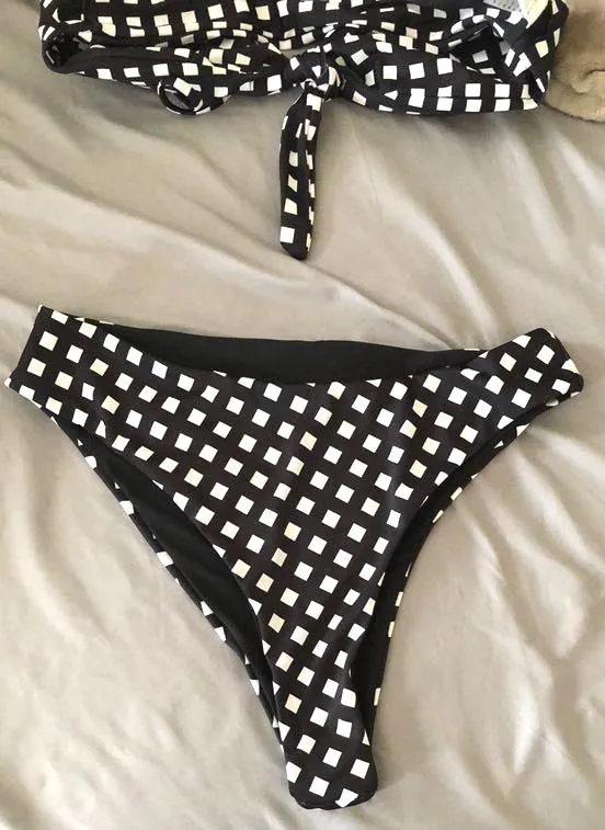 Zaful Black & White Bathing Suit  - Image 6