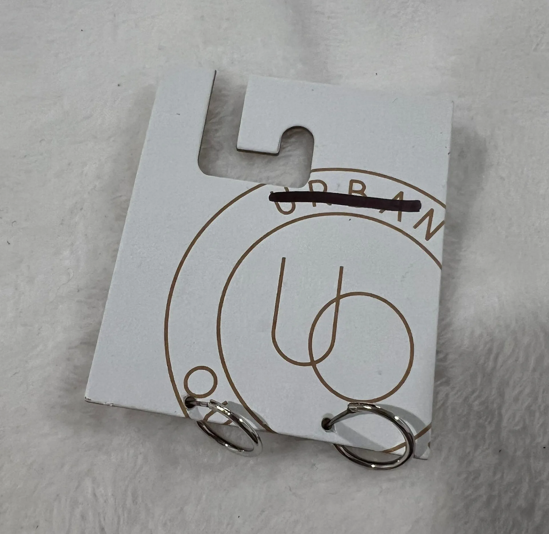 Urban Outfitters Silver Hoop Earrings - Image 2