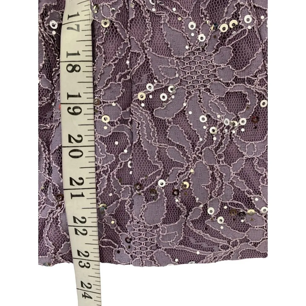 Alex Evenings Women's Dusty Orchid Elegant 3- Piece Skirt Set - Image 12