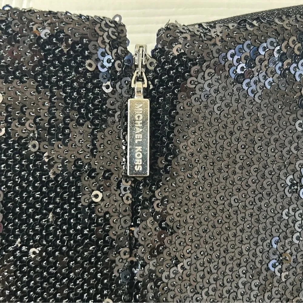 Michael Kors Black Sequins Top/Blouse(Size XS) - Image 7