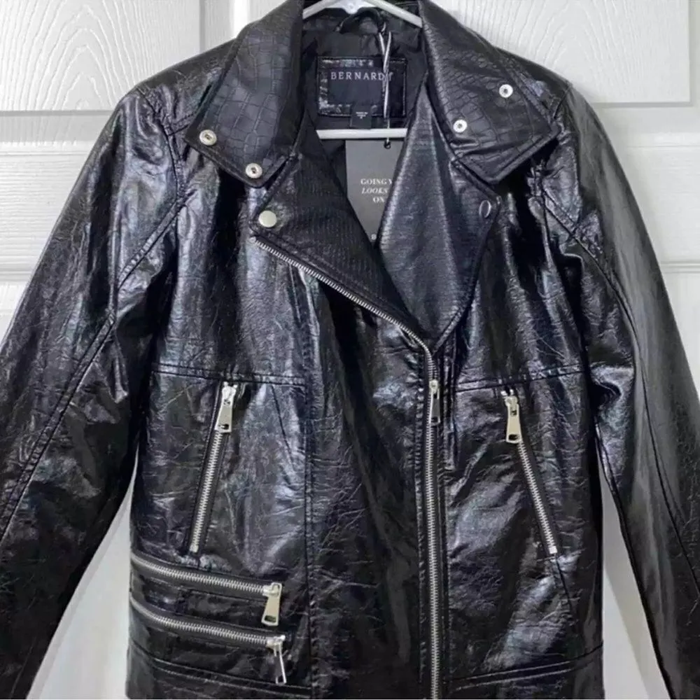 Bernardo Black Faux Leather
Jacket(Size Small) - Image 6
