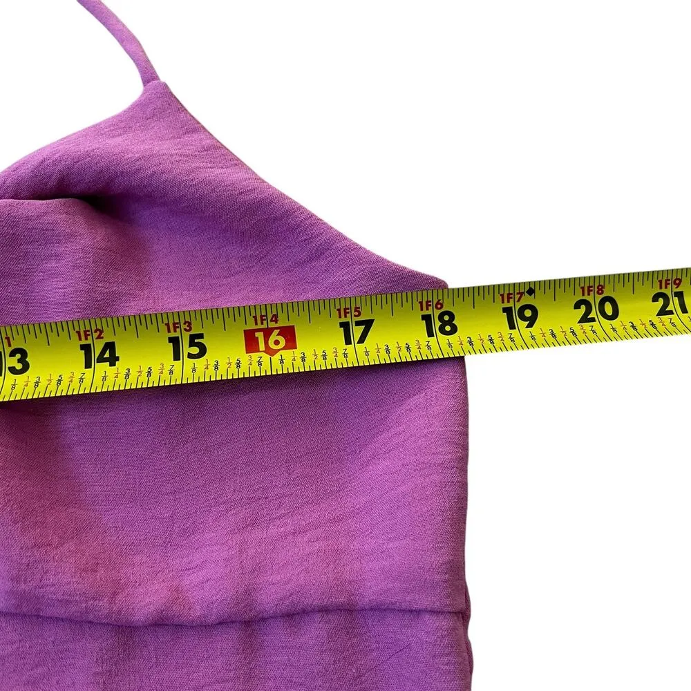 See You Monday Purple A-Line Below The Knee Dress Women Size Large | 61-77 - Image 7