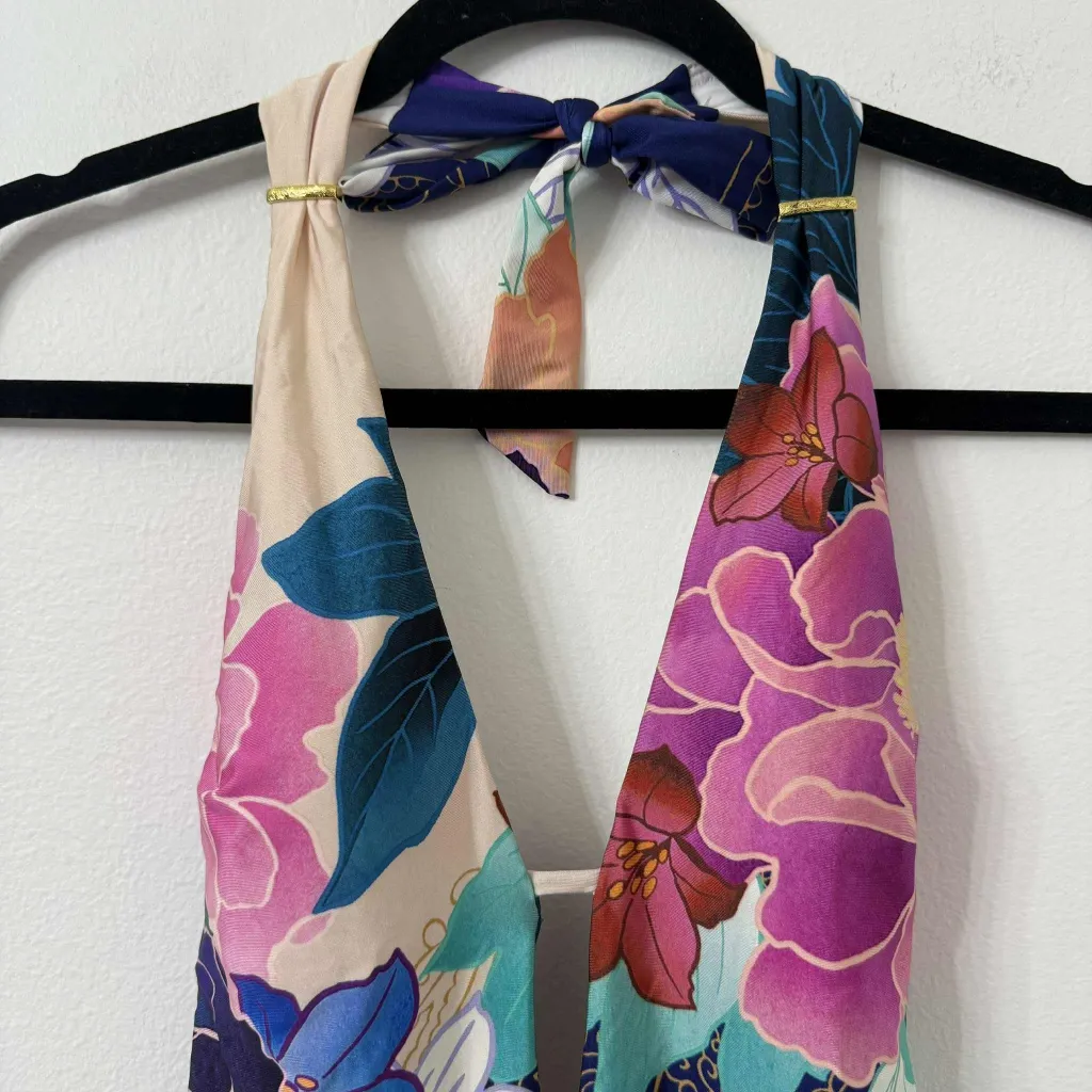 {S/M} Trina Turk Opulent Floral One-Piece Swimsuit - Image 9