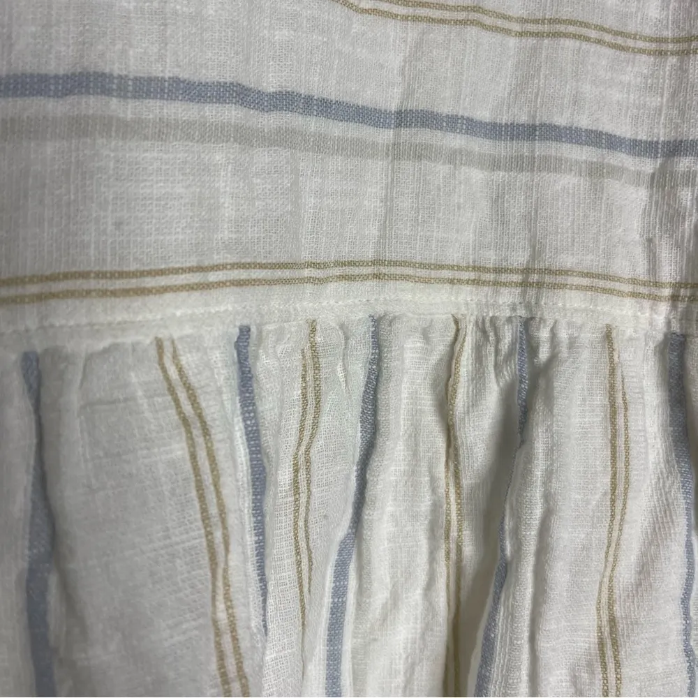 Madewell Lakeline Popover Shirt in Schulner Stripe Size XS - Image 3