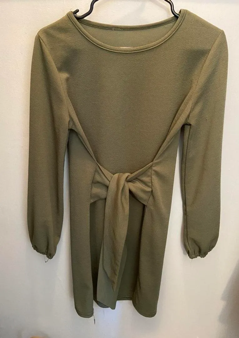 Olive Green Tie - Image 2