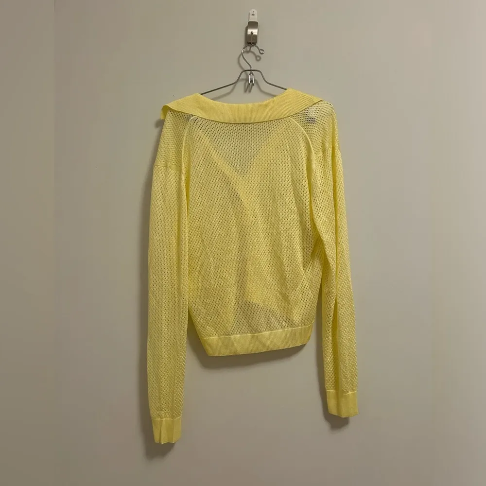 NWT Mesh Pullover Sweater in Citron size Medium (M) - Image 7