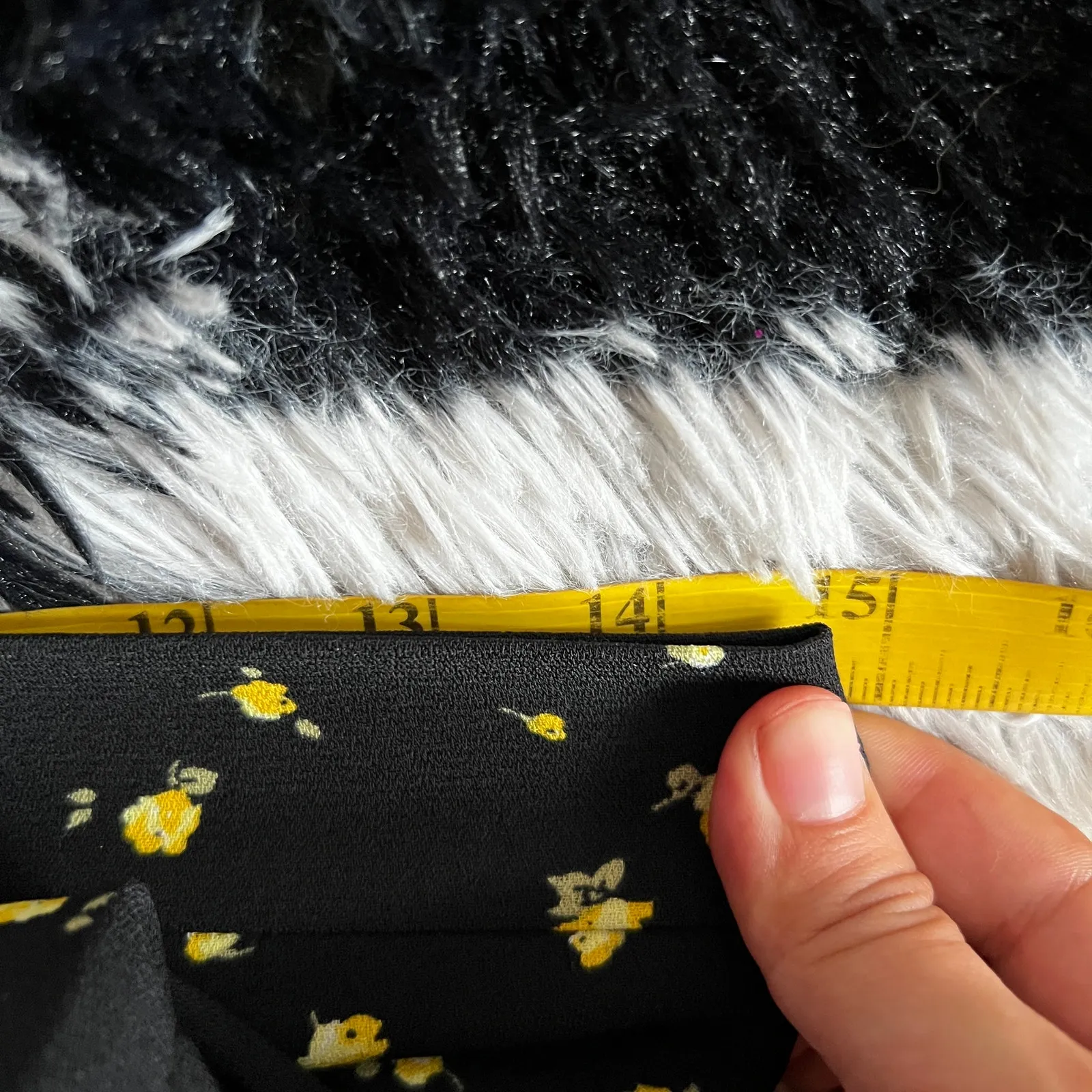 Black‎ Floral Button Maxi Skirt Boho Cottagecore Romantic Prairie Fairycore XS Black - Image 6