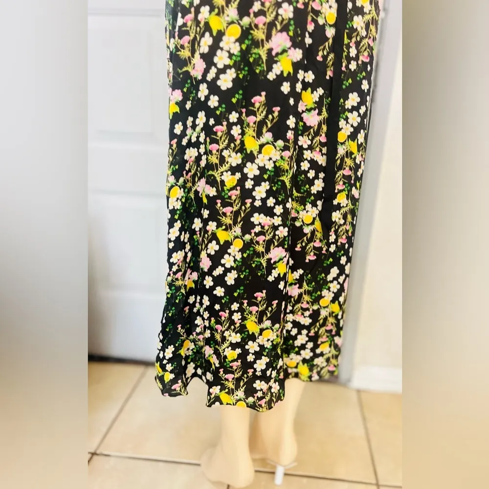 Cynthia Rowley Capri Dress -Black floral size 8 New - Image 10