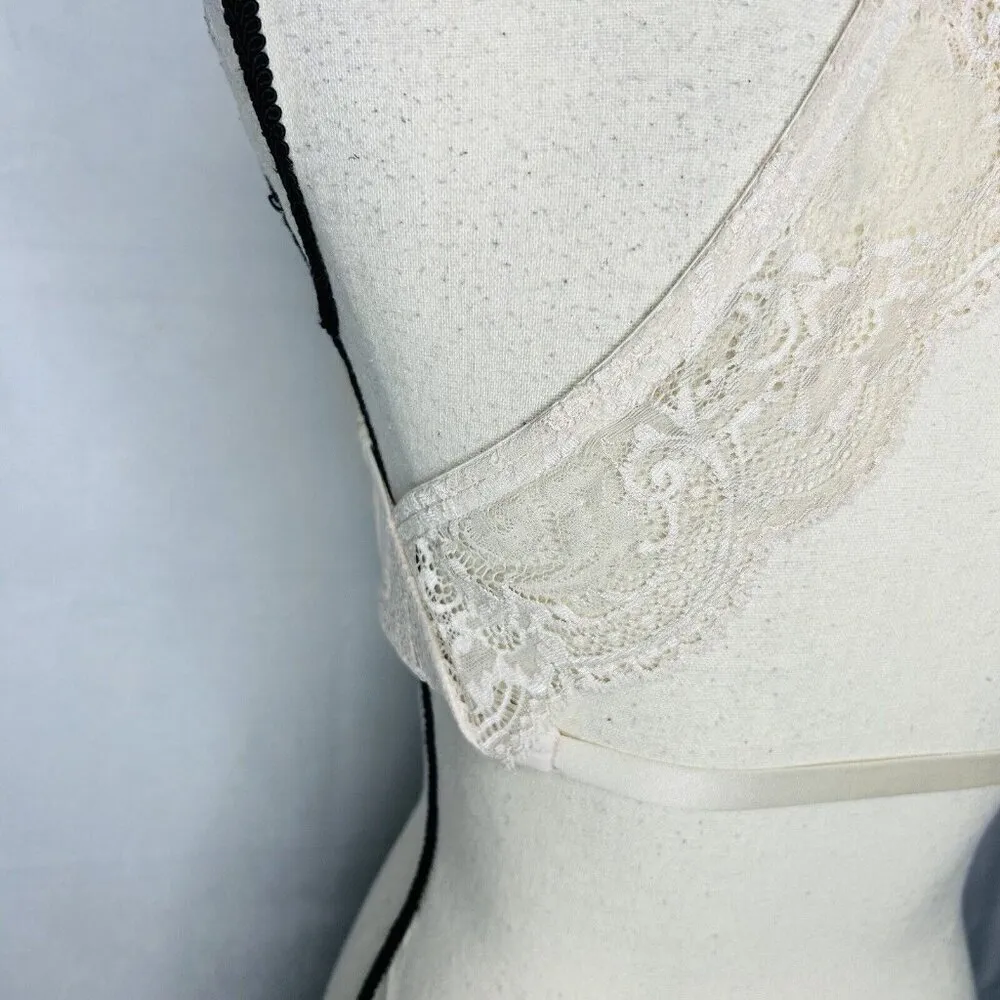 Third Love 32E / 34D Beige Lace Racerback Women's Underwire Lined Bra - Image 8