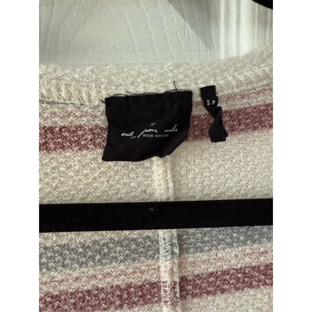 Urban Outfitters Out from Under Waffle Stripe Knit Tee - Small - Image 3