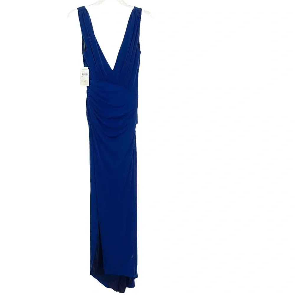 KATIE MAY Sugar Stick Sleeveless Gown In Royal Midnight Blue Size XS NWT - Image 4