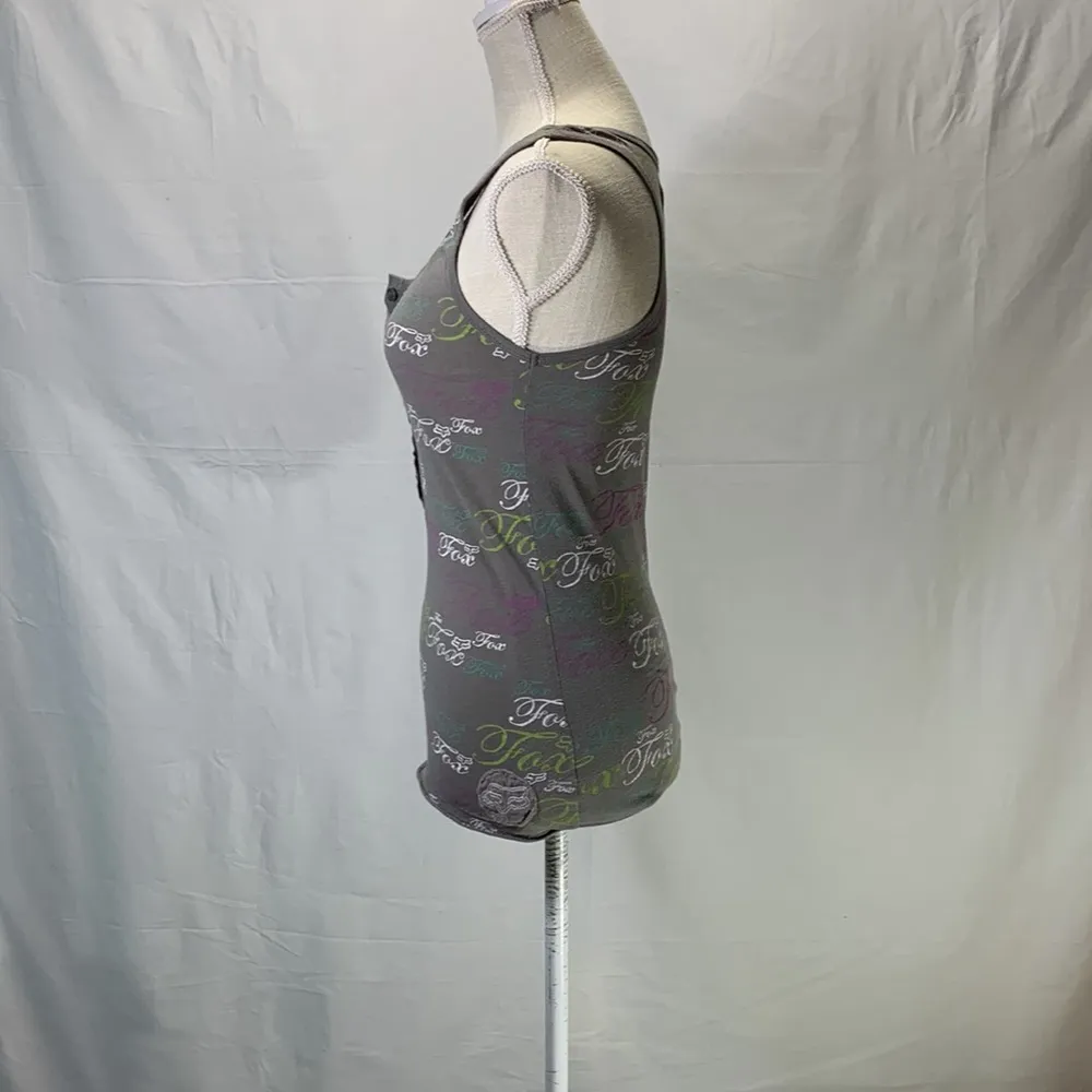 FOX Gray Tank Top Size Small - Image 5