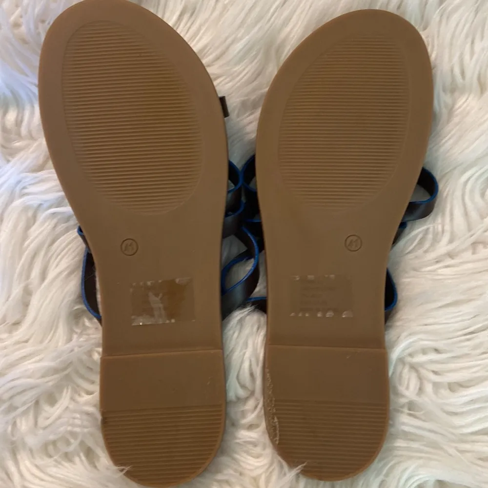 Artisan Sandals size 41 leather upper equals 11 size made in Turkey - Image 5