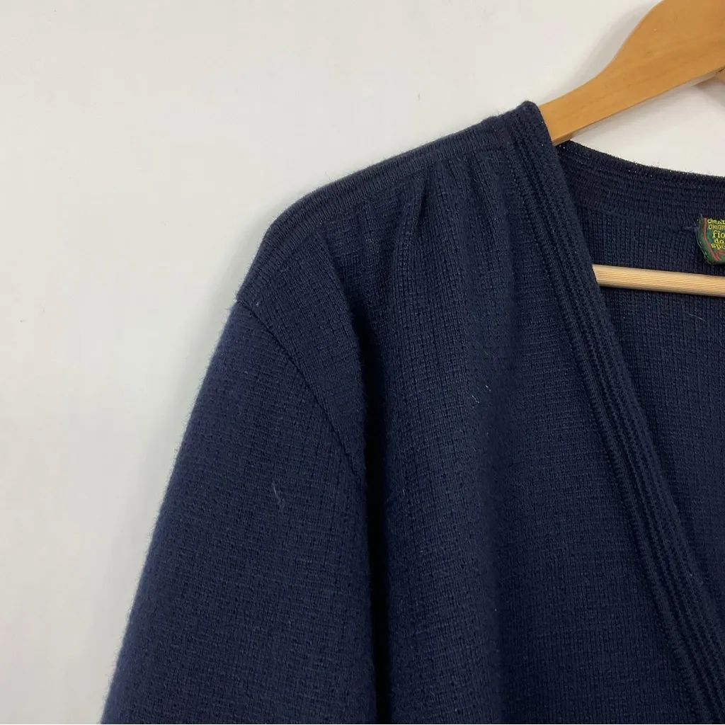 Vintage‎ Fiore Degli Sportivi Cardigan Sweater Blue Size undefined - Image 2