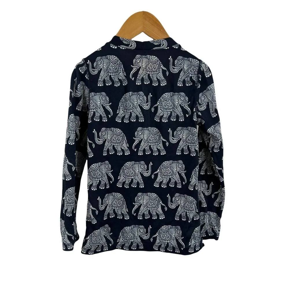 Crewcuts Long Sleeve Swim Top Elephant Print Size 3 - Image 2