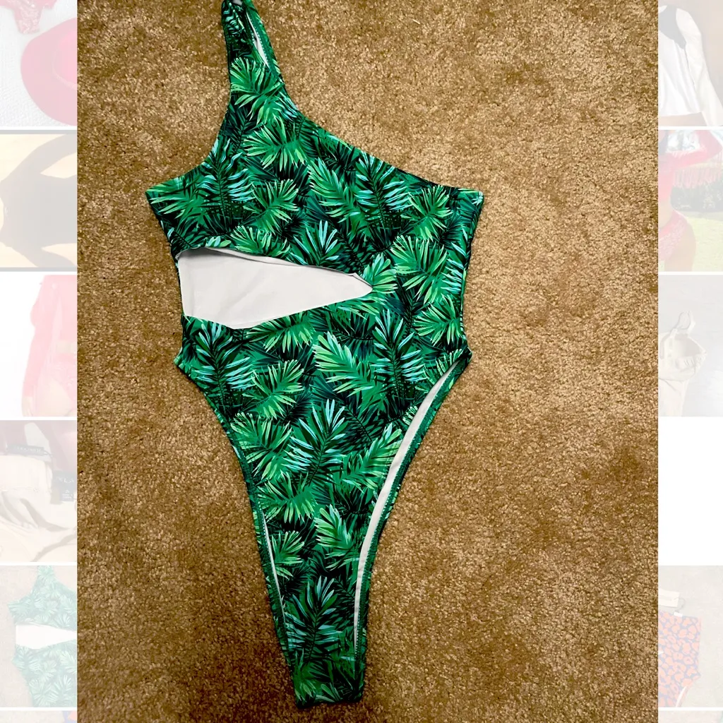 NEW MISSGUIDED PALM ONE SHOULDER MONOKINI S - Image 2