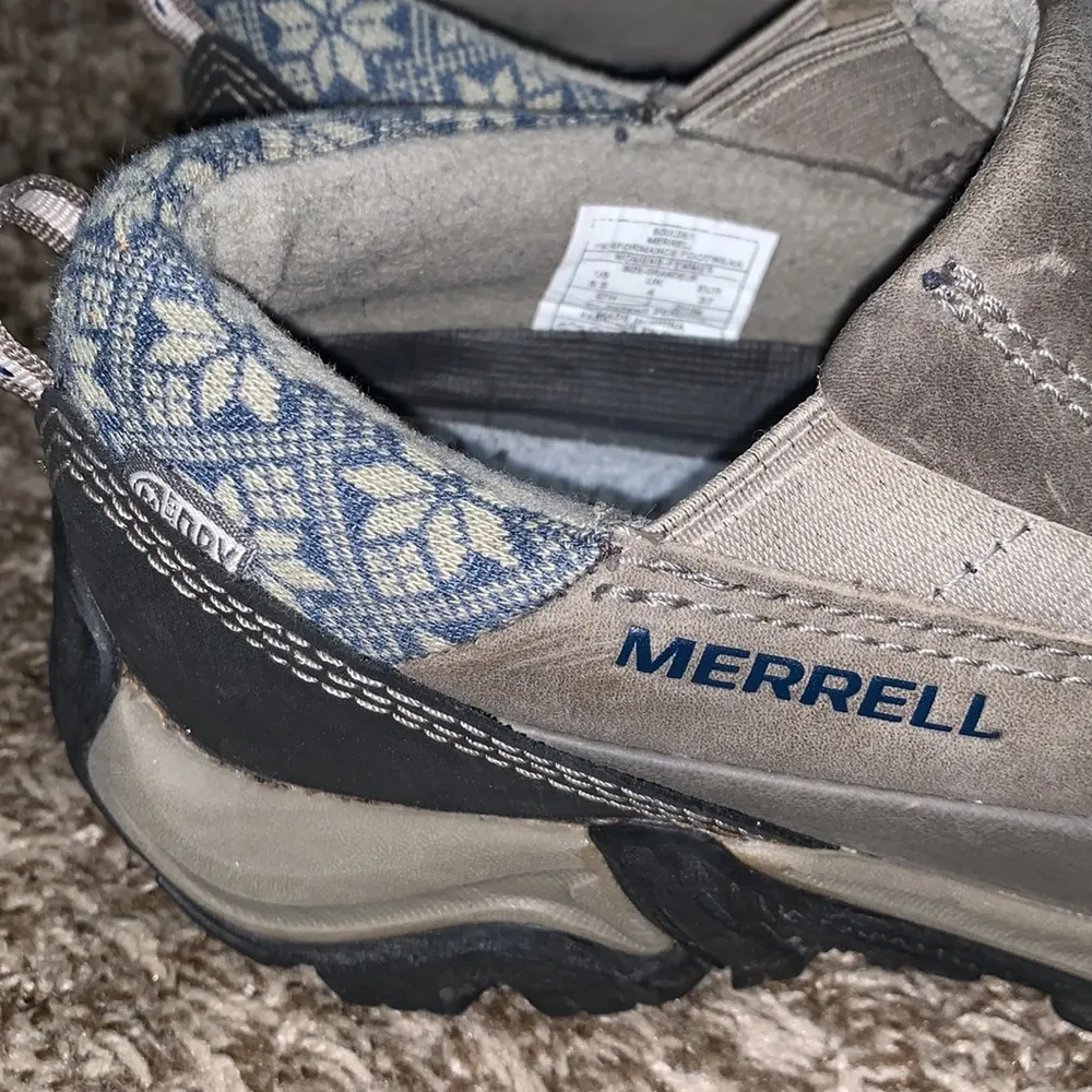 Merrell Polarand Rove Moc Waterproof Shoes woman size 6.5 - Image 2