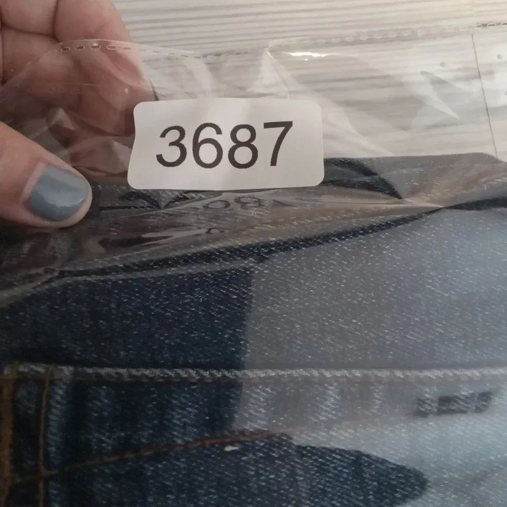 Abercrombie & Fitch The ankle straight ultra High rise curve love women's 28 - Image 5