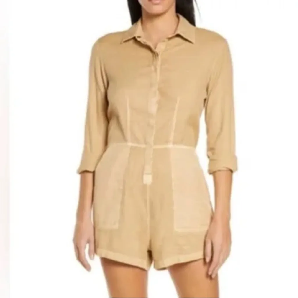 NWT Billabong Gigi Twill playsuit romper size medium - Image 2