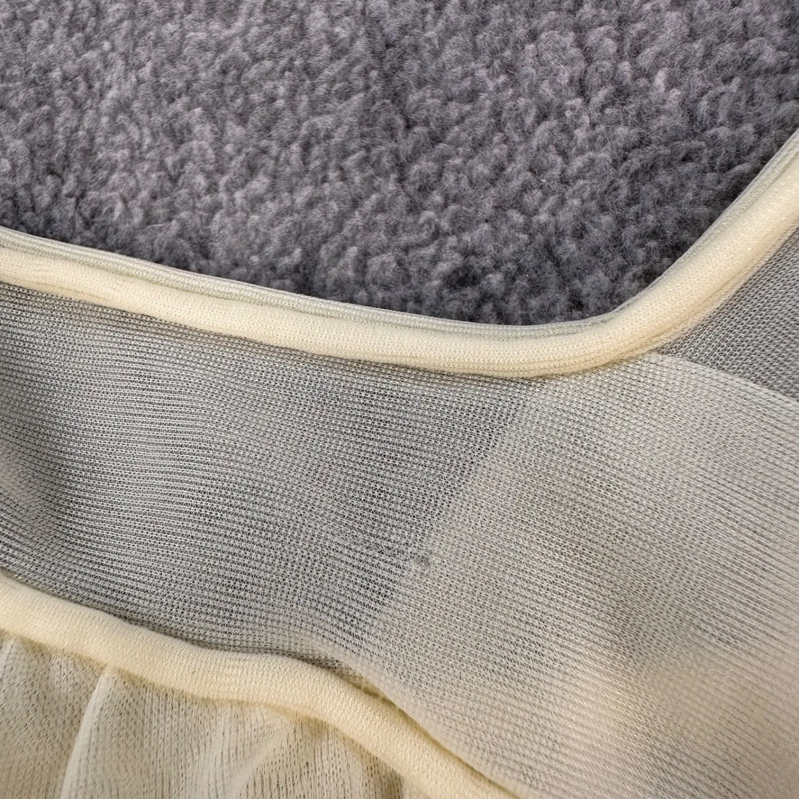 Marshall Field and Company Vintage Yellow Dress Size 36 Belted Flare Skirt Sheer - Image 6