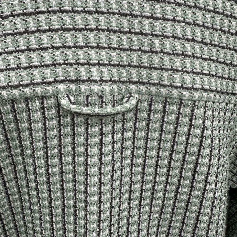 CLUB MONACO WOMENS‎ LARGE Stylish Black and White Checkered Cardigan - Image 6