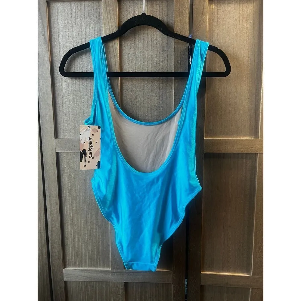 Out Of Office One Piece Blue Size M - Image 2