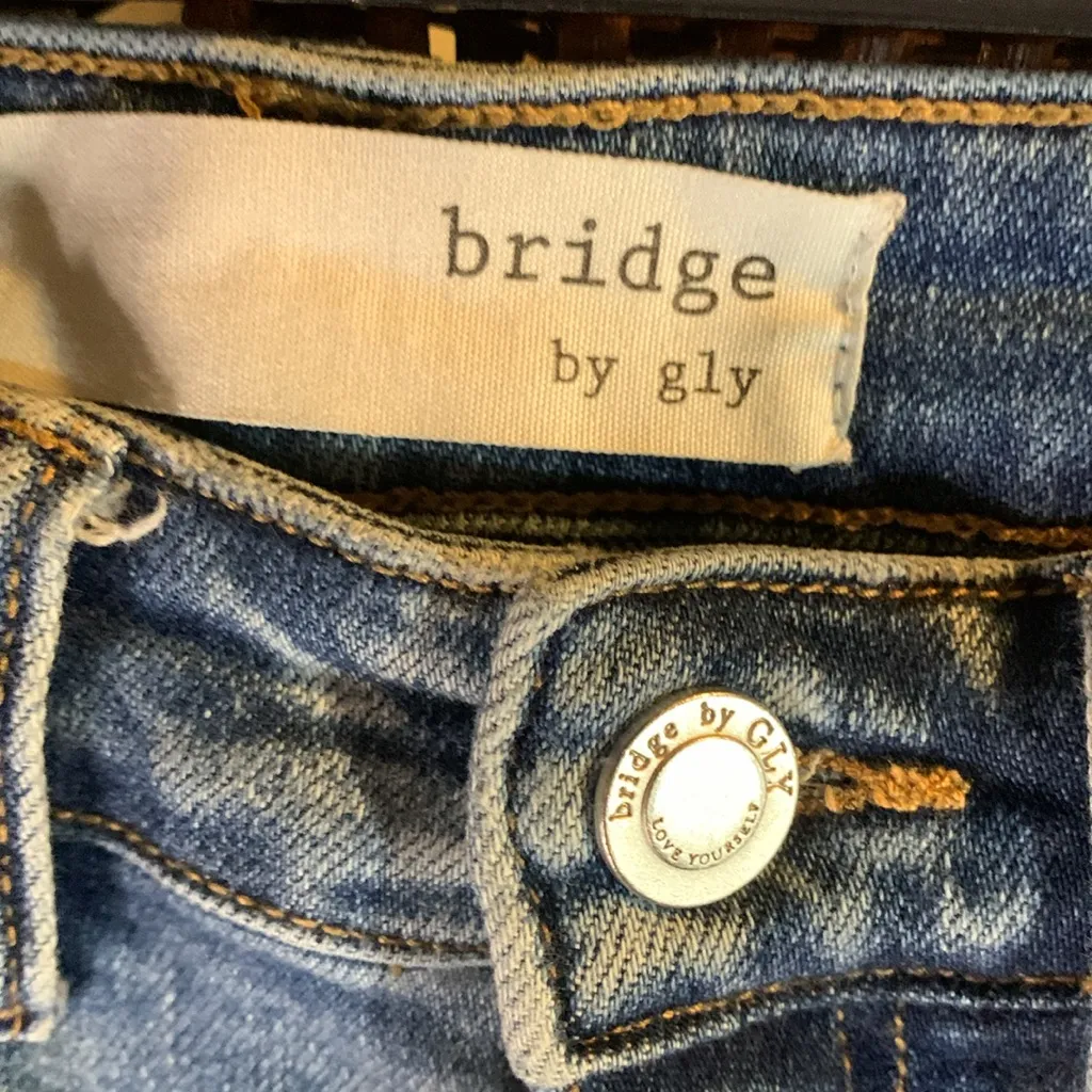 Bridge by GLY  Distressed Jeans Size 27 - Image 2