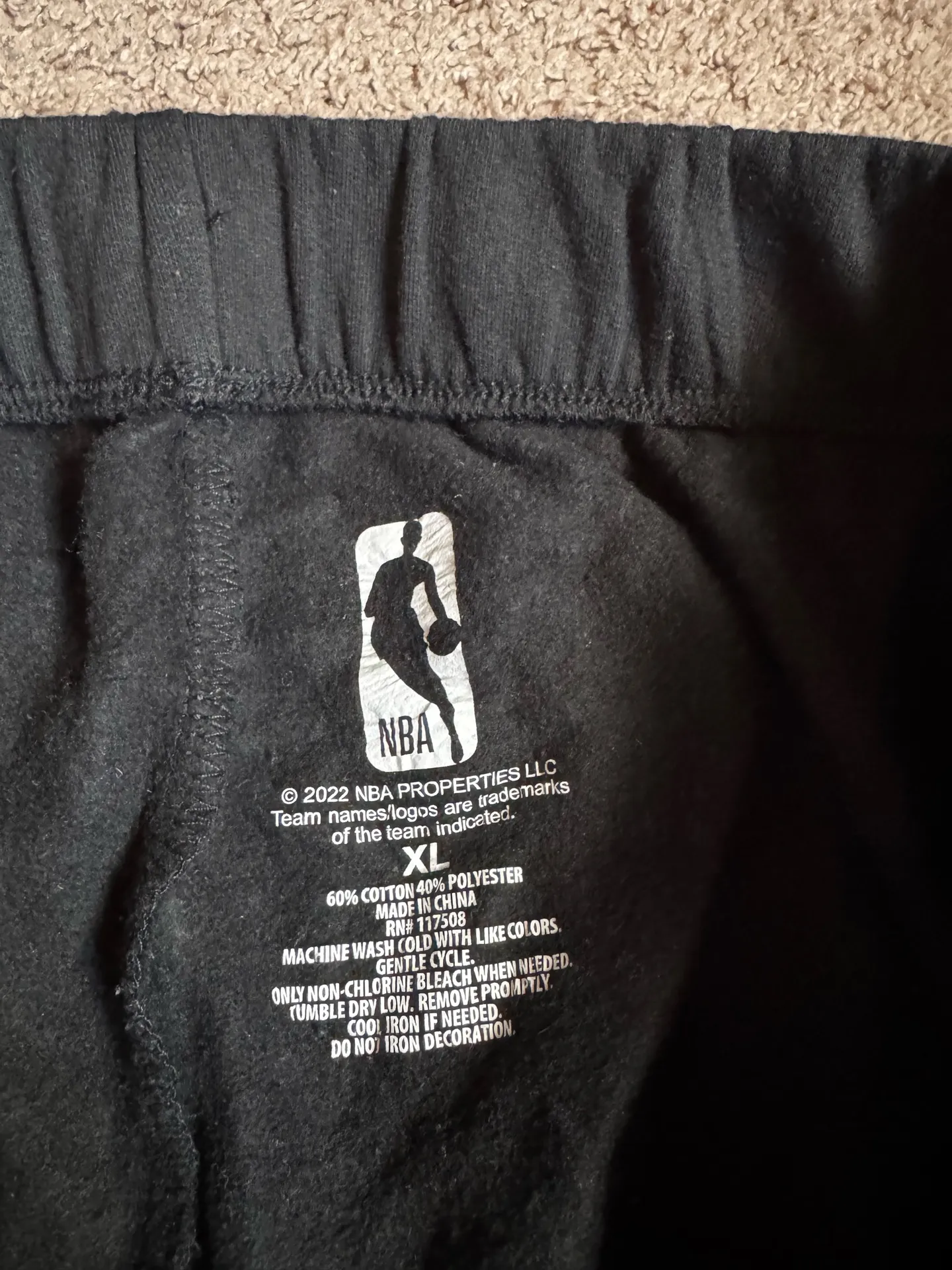 NBA Chicago bulls black sweatpants - Image 4