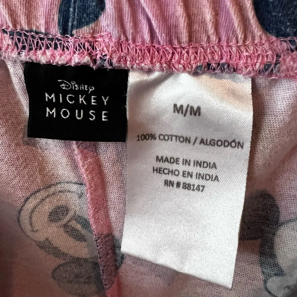 Disney Pink Mickey Mouse Pajama Pants - Image 7