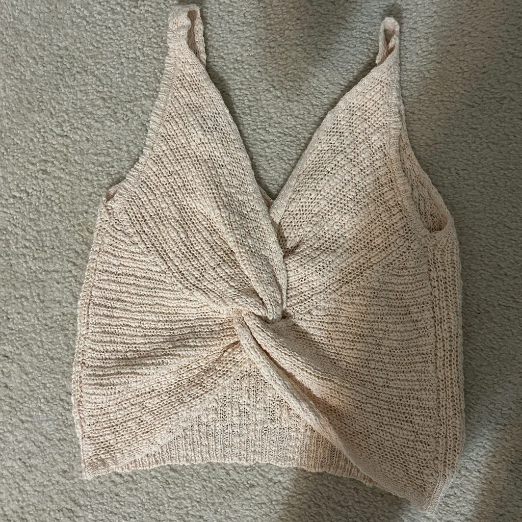 Cream Knit Women's Top - Image 2