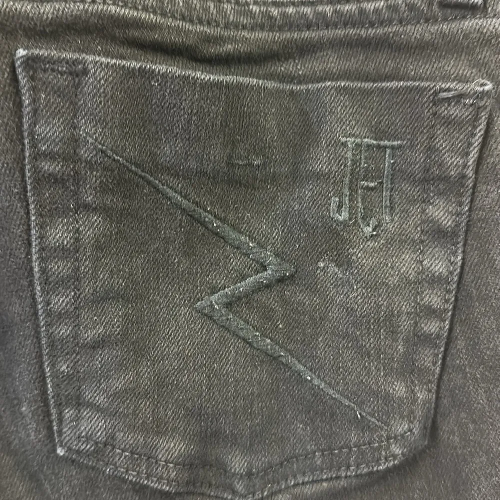 Jet by John Eshaya USA Stretch Denim Dark Blue Black Skinny Fit Jeans Womens 6 - Image 6