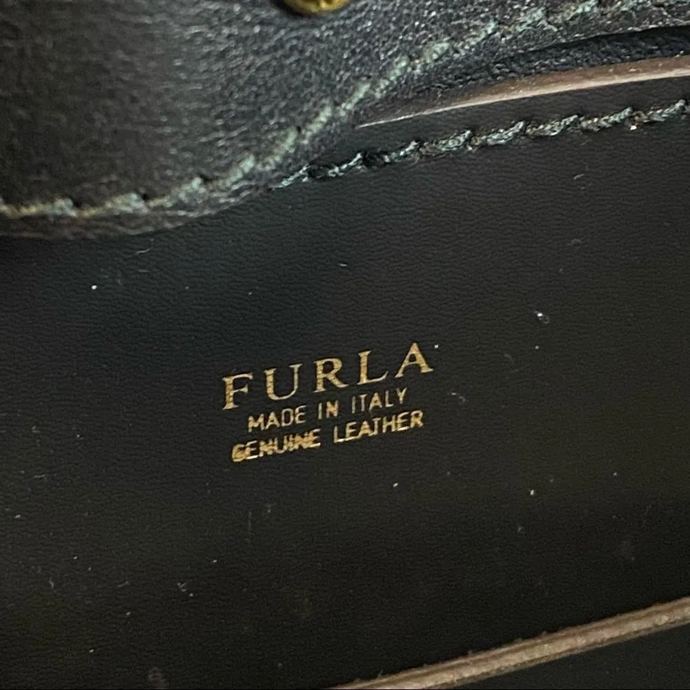 Furla Mini Aurora Laser Cut Leather Small Tote MSRP $548 - Image 15