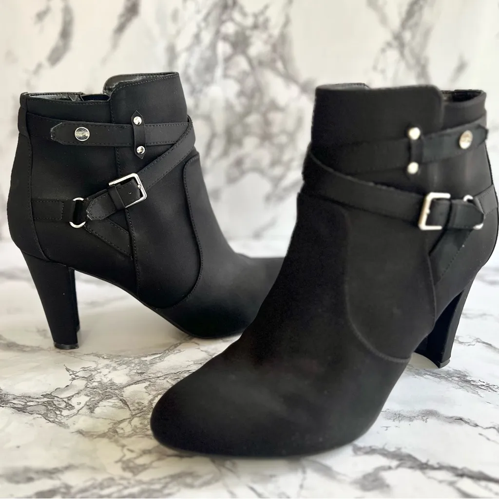Unisa  Ryder Black Buckle Strap Heel Bootie’s 10 - Image 2