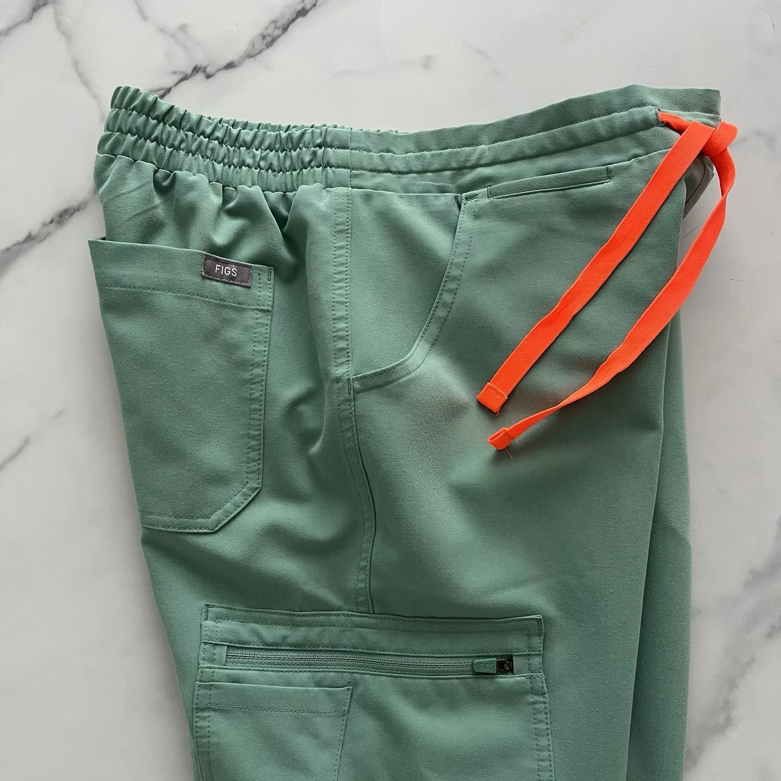 Figs Yola skinny scrub pants limited edition Jade Size XS PO #1171 Career nurse - Image 8