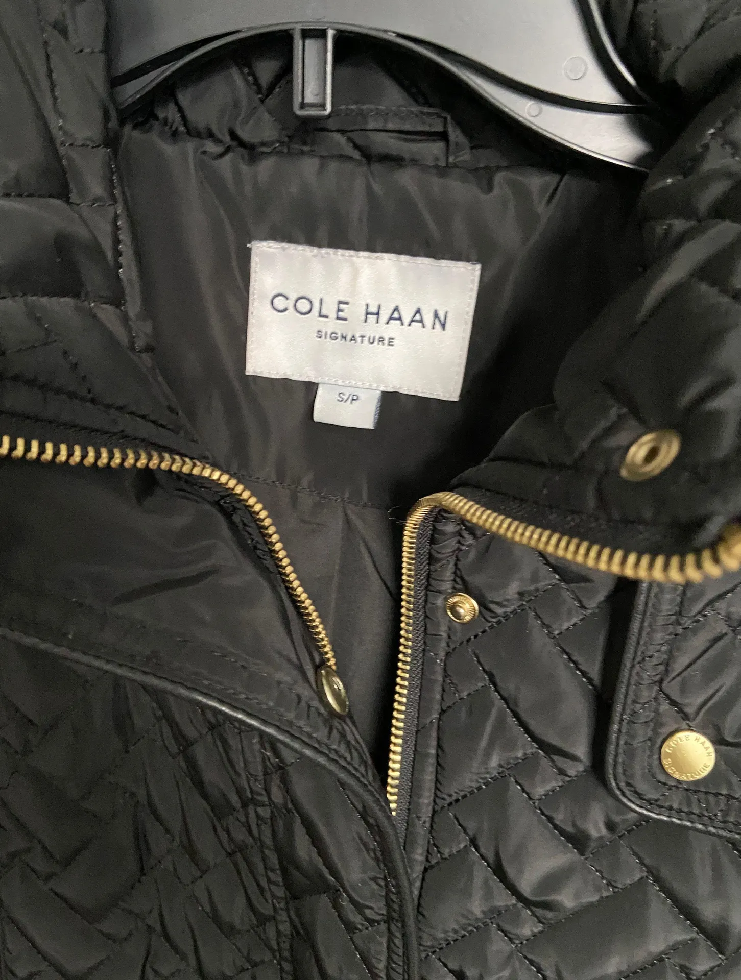 Cole Haan Quilted Jacket In Black Size Small - Image 4